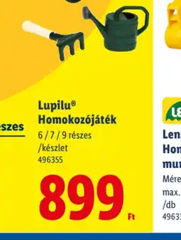 Lidl Lupilu Homokozjáték ajánlat