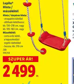 Lidl Lupilu Hinta / mászkötél ajánlat