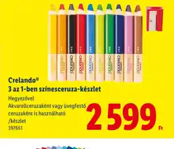 Lidl Crelando 3 az 1-ben színesceruza ajánlat
