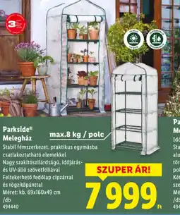 Lidl Parkside Melegház ajánlat