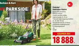 Lidl PARKSIDE Elektromos fűnyír ajánlat