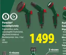 Lidl Parkside Locsolpisztoly ajánlat