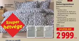 Lidl Livarno Renforcé ágyneműhuzat ajánlat
