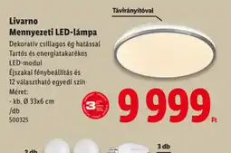 Lidl Livarno Mennyezeti LED-lámpa ajánlat