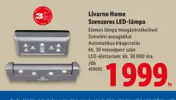 Lidl Livarno Home Szenzoros LED-lámpa ajánlat
