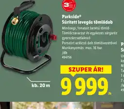 Lidl Parkside Sűrített levegős tömlődob ajánlat