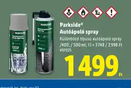 Lidl Parkside Autápol spray ajánlat