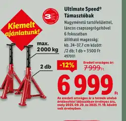 Lidl Ultimate Speed Támasztbak ajánlat