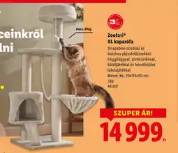 Lidl Zoofari XL kaparfa ajánlat