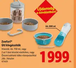 Lidl Zoofari® Úti kiegészítők ajánlat