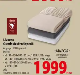Lidl Livarno Gumis dzsörzélepedő ajánlat
