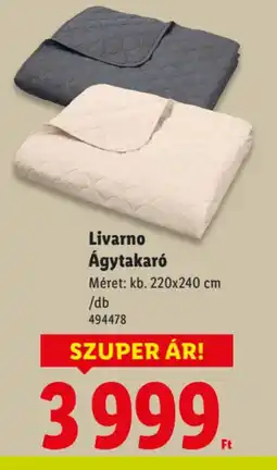 Lidl Livarno Ágytakaró ajánlat