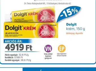 Alma Gyógyszertárak Dolgit krém ajánlat