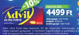 Alma Gyógyszertárak Advil ULTRA FORTE ajánlat