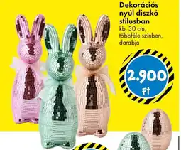 Tedi Dekorácis nyúl diszk ajánlat