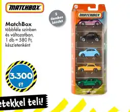 Tedi MATCHBOX kisaut készlet ajánlat
