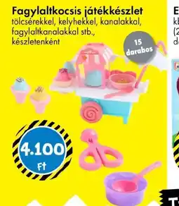 Tedi Fagylaltkocsis játékkészlet ajánlat
