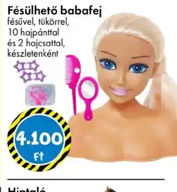 Tedi Fésülhető babafej ajánlat
