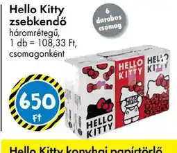 Tedi Hello Kitty zsebkendő ajánlat