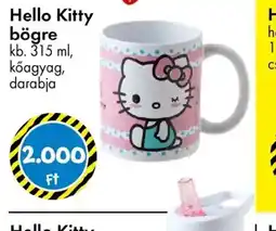 Tedi Hello Kitty bögre ajánlat