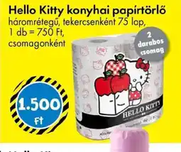 Tedi Hello Kitty konyhai papírtörlő ajánlat