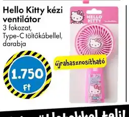 Tedi Hello Kitty kézi ventilátor ajánlat