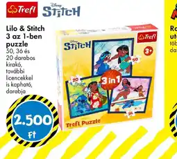 Tedi Trefl Lilo & Stitch puzzle ajánlat