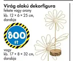Tedi Virág alakú dekorfigura ajánlat