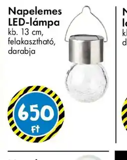 Tedi Napelemes LED-lámpa ajánlat