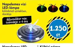 Tedi Napelemes vízi LED-lámpa ajánlat