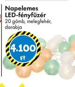 Tedi Napelemes LED-fényfüzér ajánlat