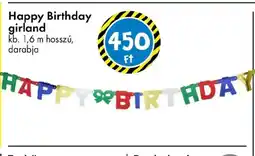 Tedi Happy Birthday girland ajánlat