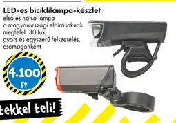 Tedi LED-es biciklilámpa-készlet ajánlat