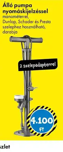 Tedi Áll pumpa nyomáskijelzéssel ajánlat