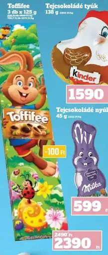 Family Diszkont Milka Tejcsokoládé nyúl ajánlat