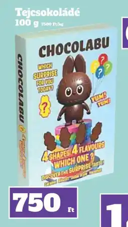 Family Diszkont CHOCOLABU tejcsokoládé ajánlat