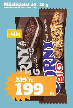 Family Diszkont CORNY Müzliszelet ajánlat