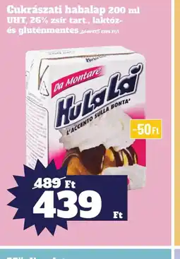 Family Diszkont Hula La Cukrászati habalap ajánlat