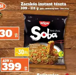 Family Diszkont NISSIN Soba instant tészta ajánlat
