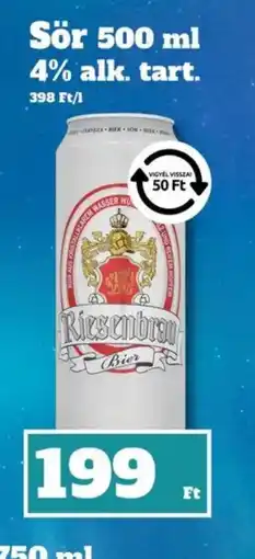 Family Diszkont Riesenburg Sör ajánlat