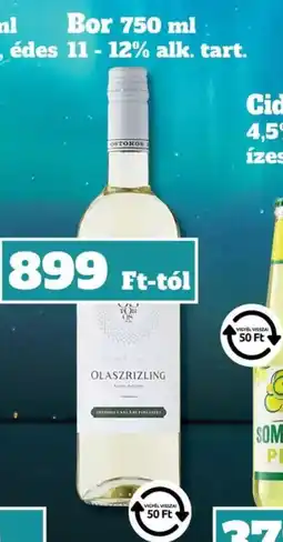 Family Diszkont Olaszrizling bor ajánlat