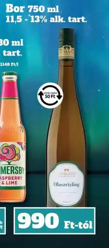 Family Diszkont JUHÁSZ Olaszrizling bor ajánlat