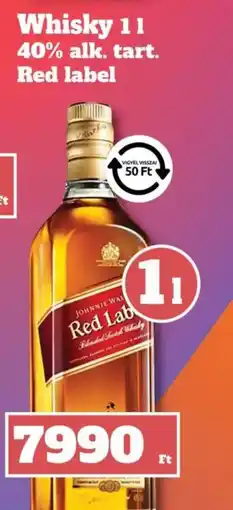 Family Diszkont JOHNNIE WALKER RED LABEL WHISKY ajánlat