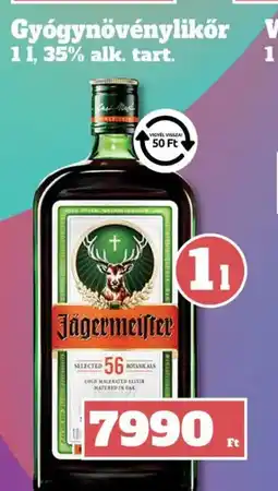 Family Diszkont Jägermeister gygynövénylikőr ajánlat