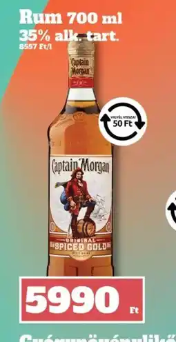 Family Diszkont Captain Morgan Rum ajánlat