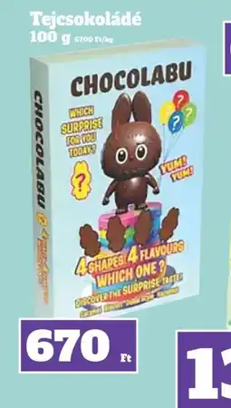 Vil-For CHOCOLABU Tejcsokoládé ajánlat