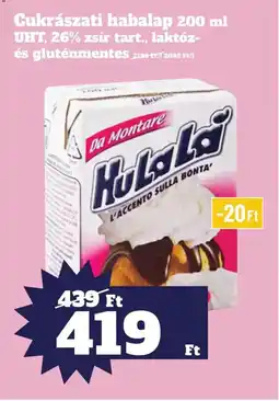 Vil-For Hula La Cukrászati habalap ajánlat