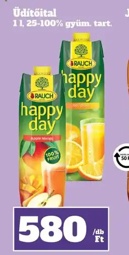 Vil-For RAUCH happy day üdítőital ajánlat