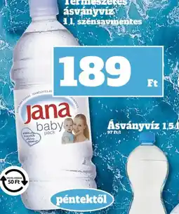 Vil-For Jana természetes ásványvíz ajánlat