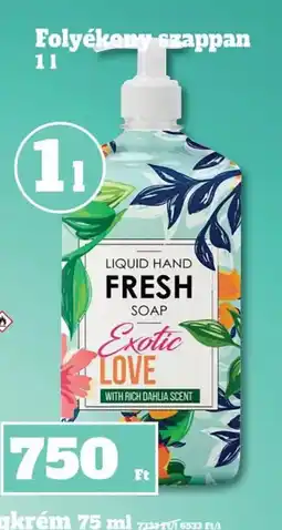 Vil-For FRESH Folyékony szappan ajánlat